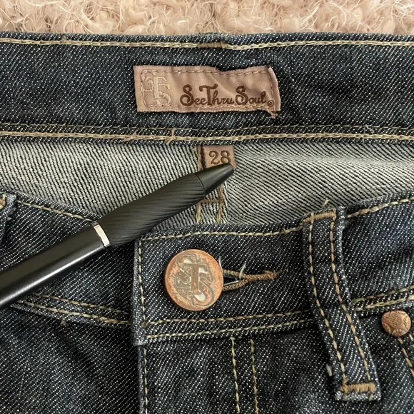 See Thru Soul Women’s Jeans - Picture 11 of 12